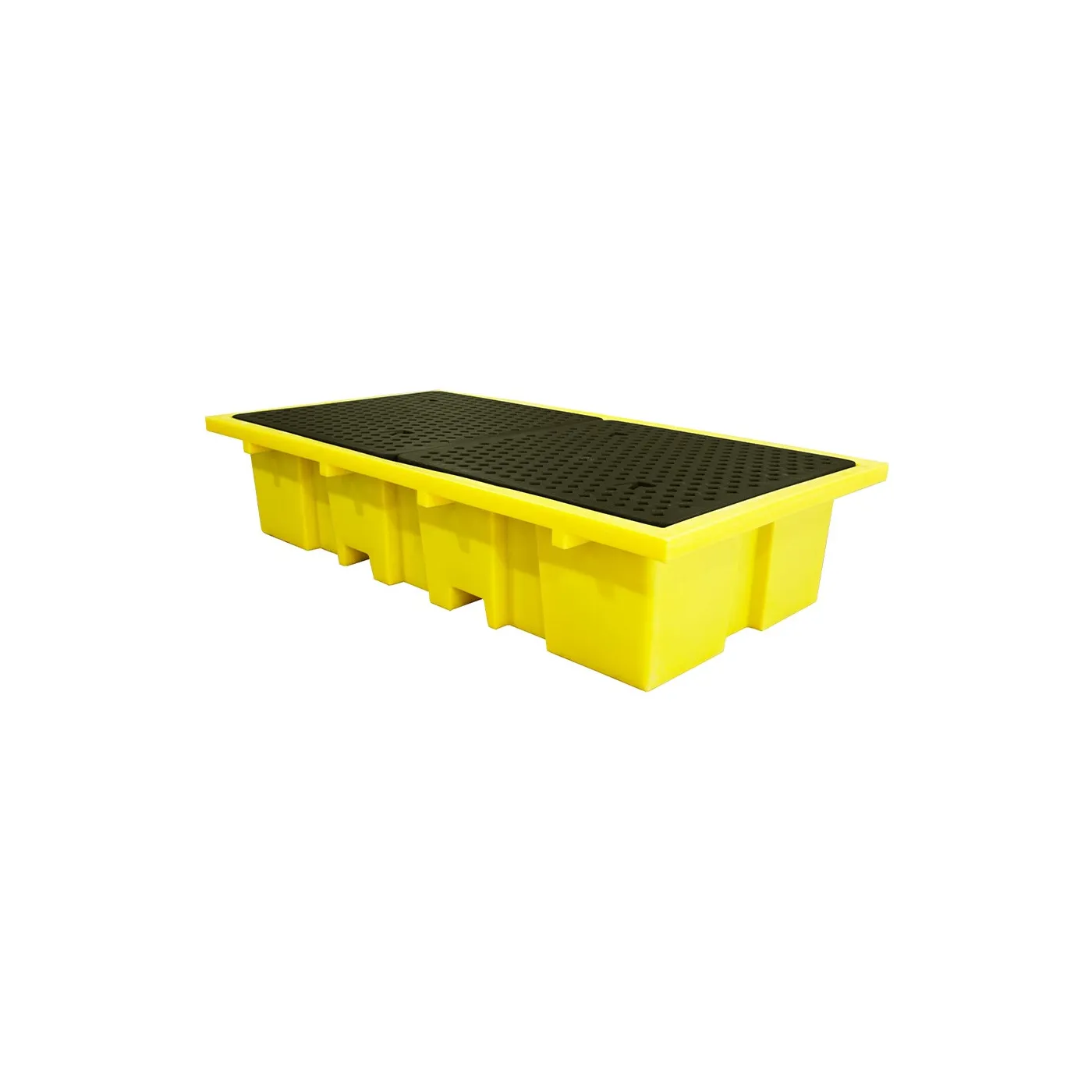 Wanna wychwytowa z kratownicą pod 2 IBC 2550 x 1350 x 565 mm, żółta