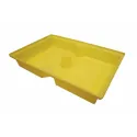 Wanna wychwytowa bez kratownicy 1195 x 795 x 185 mm, żółta