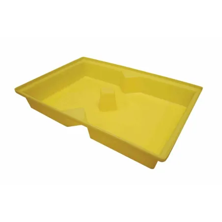 Wanna wychwytowa bez kratownicy 1195 x 795 x 185 mm, żółta