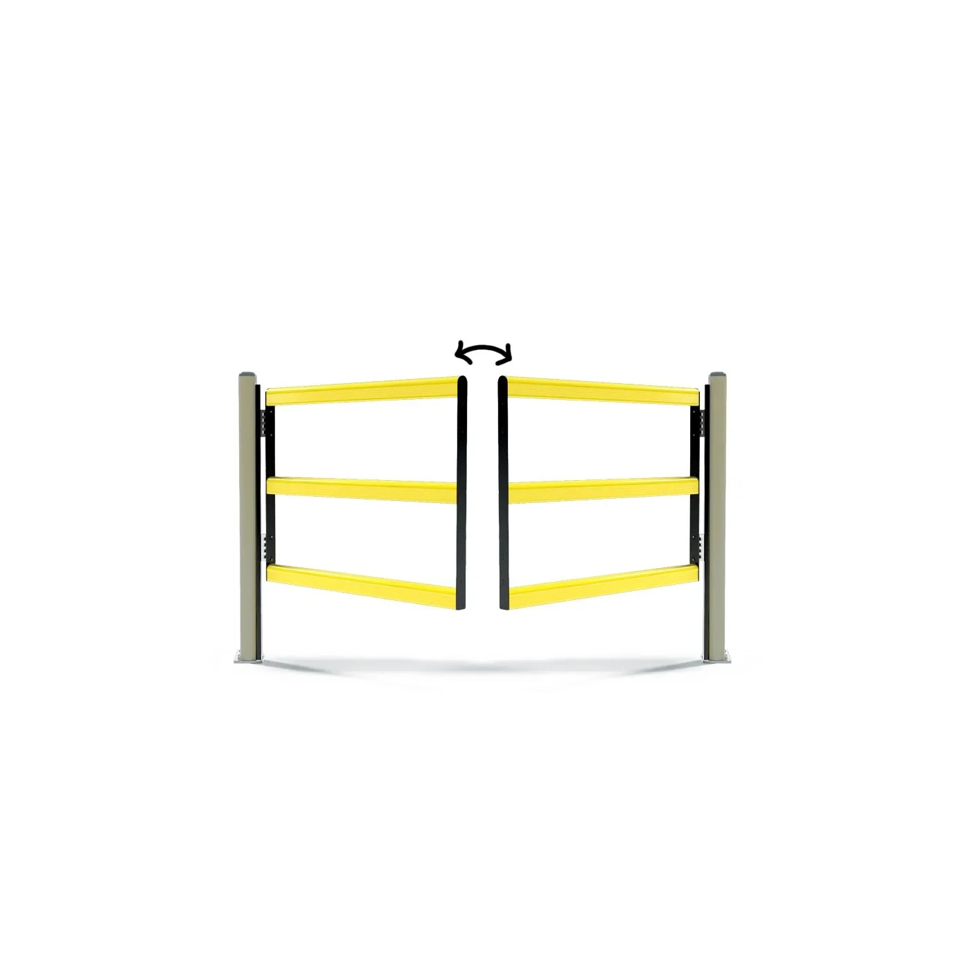 Bramka DP 90 SWING DOUBLE do bariery PED 90 dwuskrzydłowa dwustronna