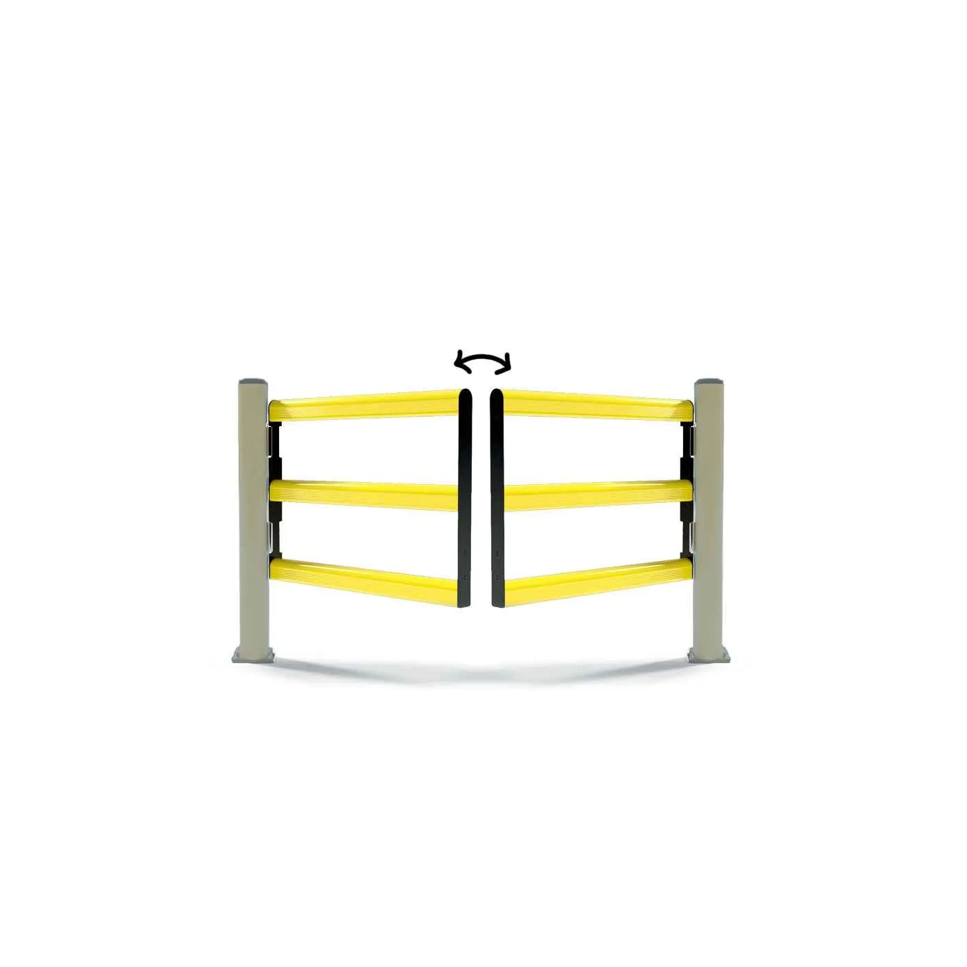 Bramka DP 150 SWING DOUBLE do bariery PED 150 dwuskrzydłowa dwustronna