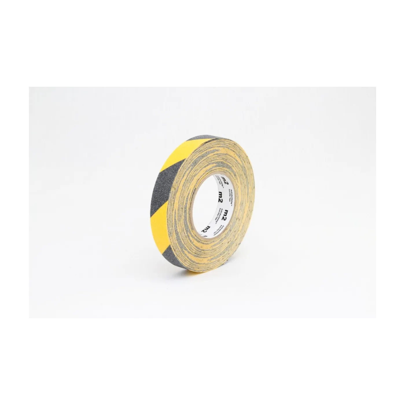 Taśma antypoślizgowa ostrzegawcza żółto-czarna R13, 25 mm x 18,3 m