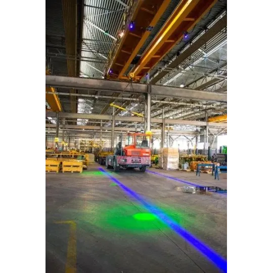 Projektor liniowy LED do suwnic HP 65W, montaż 5 - 12 m