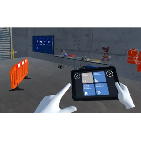 Aplikacja szkoleniowa VR - XR PARK I. Praca w pomieszczeniach zamkniętych