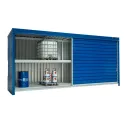 Kontener dwupoziomowy na 6 IBC / 8 euro palet, drzwi otwierane