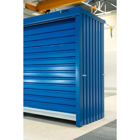 Kontener dwupoziomowy na 6 IBC / 8 euro palet, drzwi otwierane
