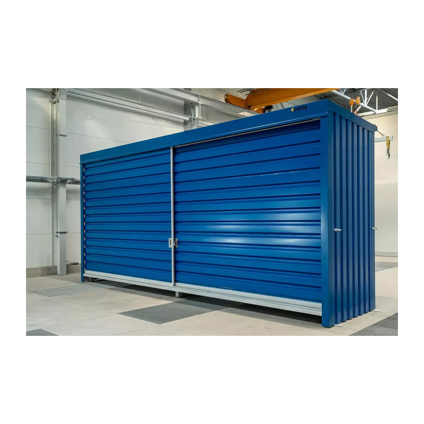 Kontener dwupoziomowy na 6 IBC / 8 euro palet, drzwi otwierane