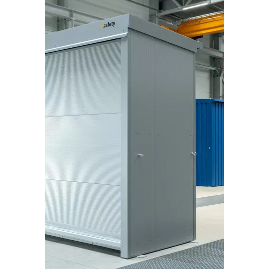 Kontener dwupoziomowy na 8 IBC / 12 euro palet ognioodporny EI60