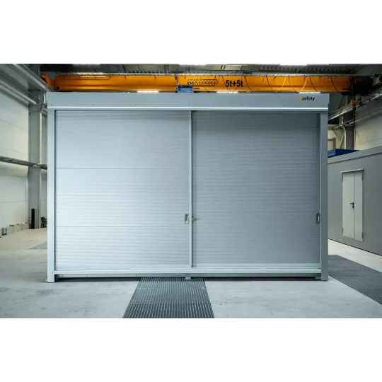 Kontener dwupoziomowy na 12 IBC / 16 euro palet, izolowany