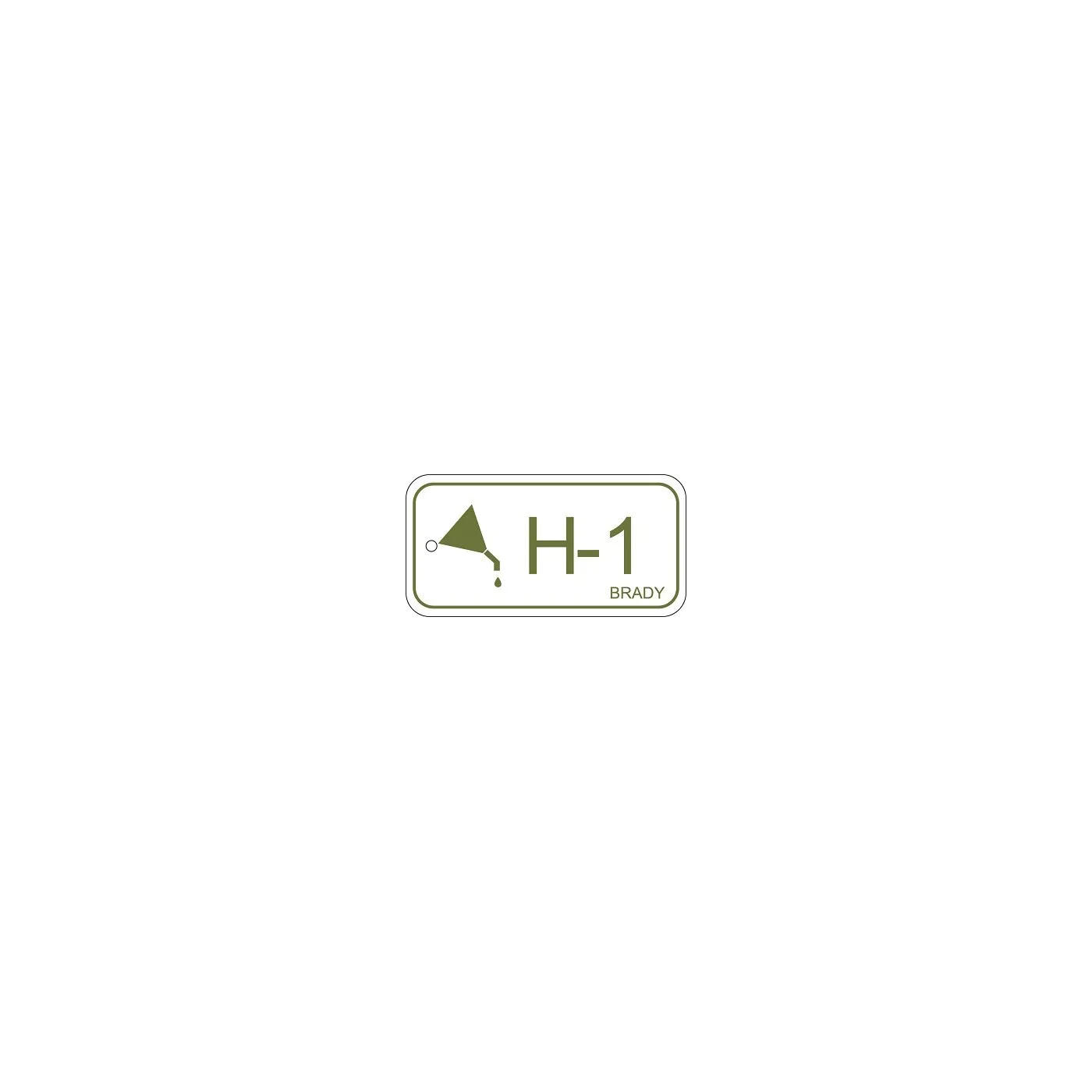 Zawieszka identyfikująca źródło energii – energia hydrauliczna H-1, 75 x 38 mm 25 szt.