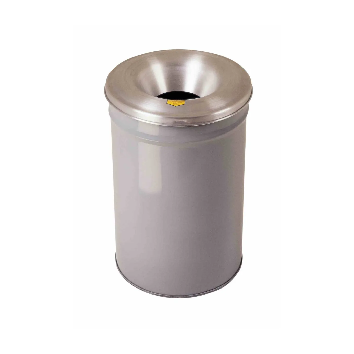Pojemnik zabezpieczający na papier, stalowy, 45 l, szary, FM