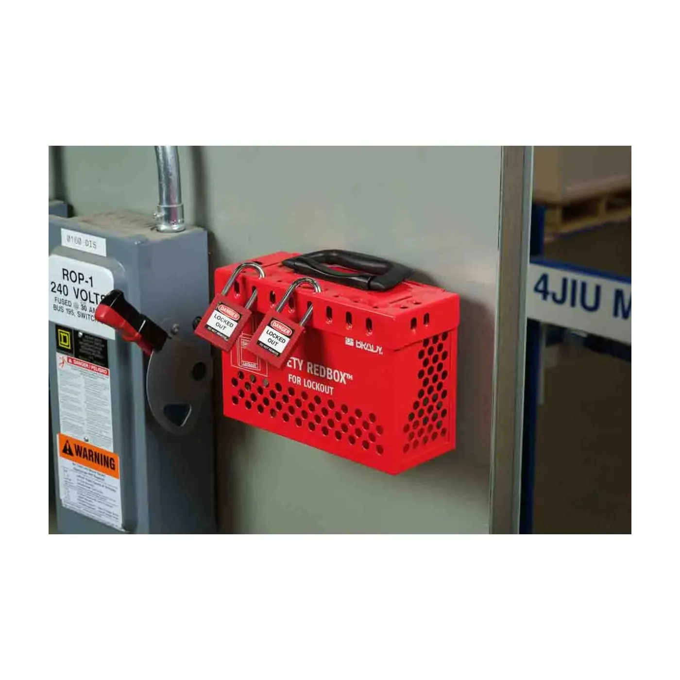 Skrzynia blokowania grupowego SAFETY REDBOX™ 236 x 92 x 155 mm