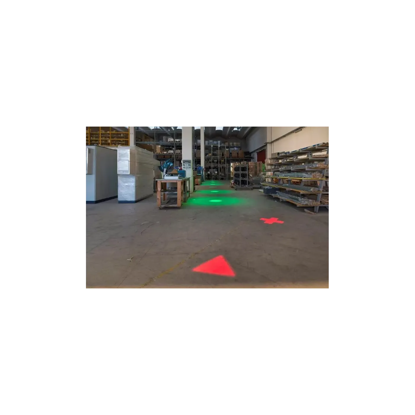 Projektor bezpieczeństwa LED 4signal 50W, niebieski