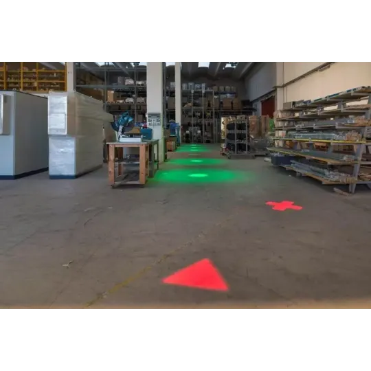 Projektor bezpieczeństwa LED 4signal 50W, niebieski