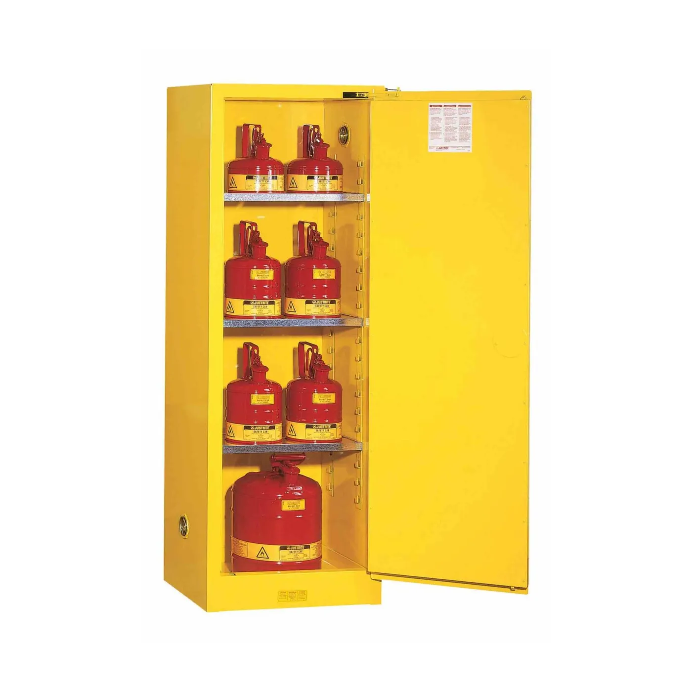 Szafa zabezpieczająca 83 l jednodrzwiowa zamknięcie automatyczne 1651 x 591 x 457 mm