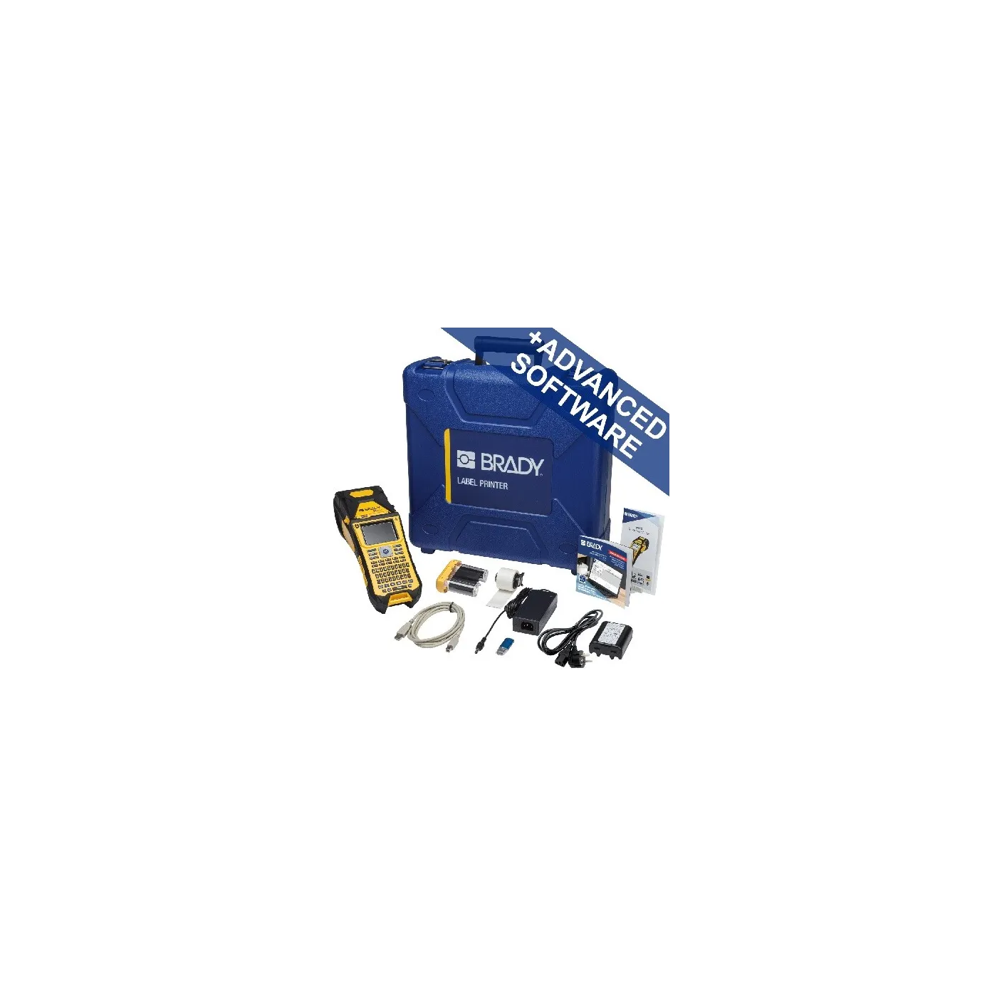 Drukarka etykiet M610 - QWERTY EU z Bluetooth i pakietem Brady Workstation Suite do etykietowania produktów i kabli