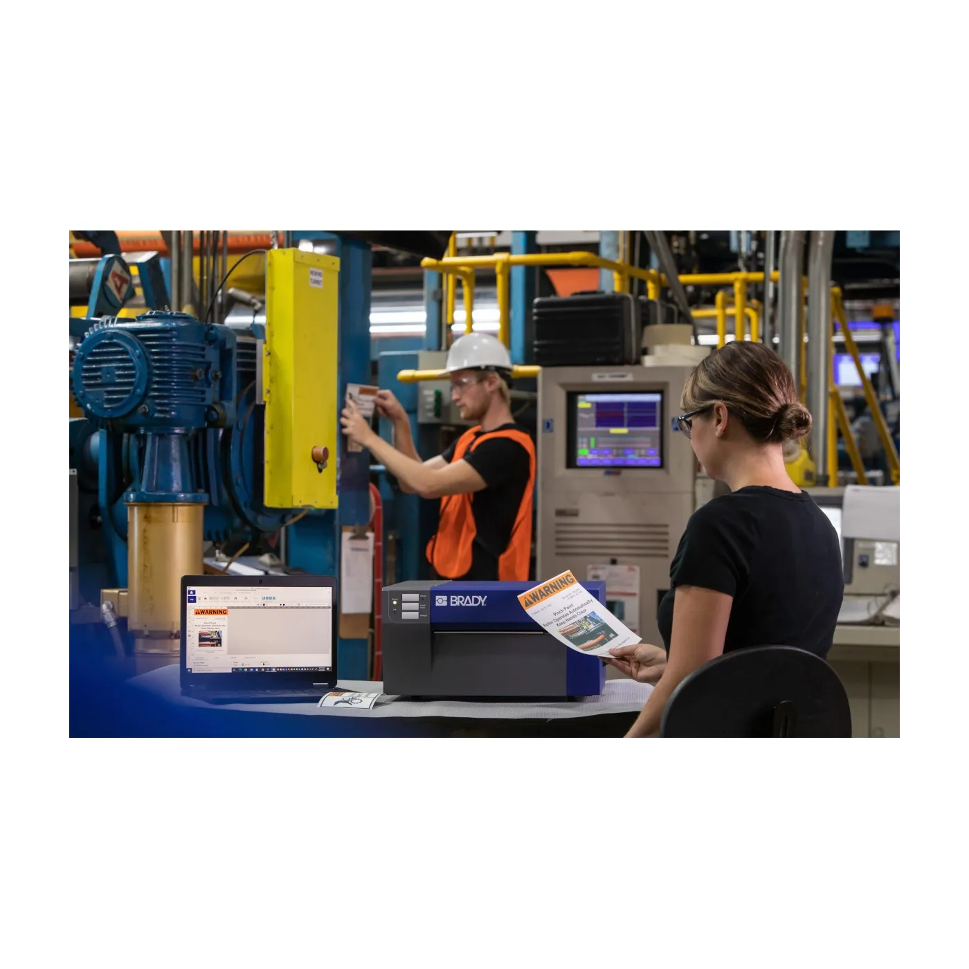 Kolorowa drukarka etykiet  J4000 z oprogramowaniem J4000-EU-BWSSFID