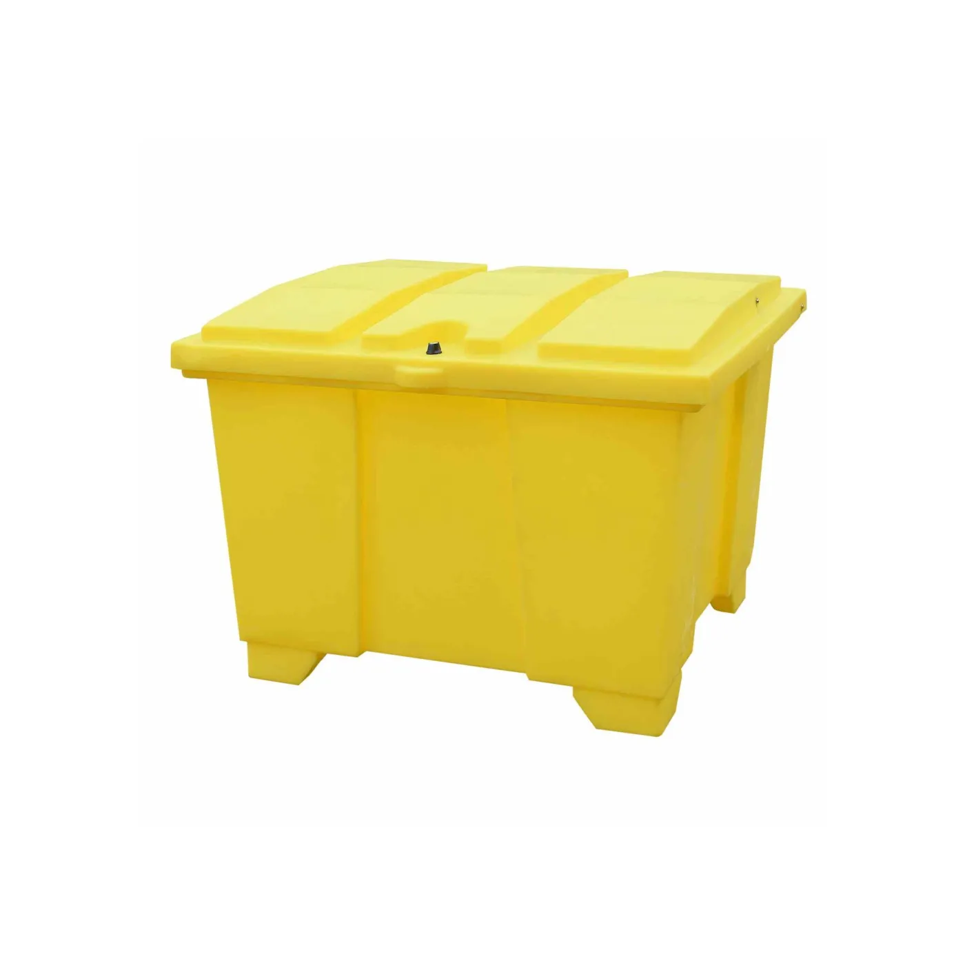 Pojemnik na sorbent/piasek 600 l, 1150 x 1130 x 850 mm, żółty