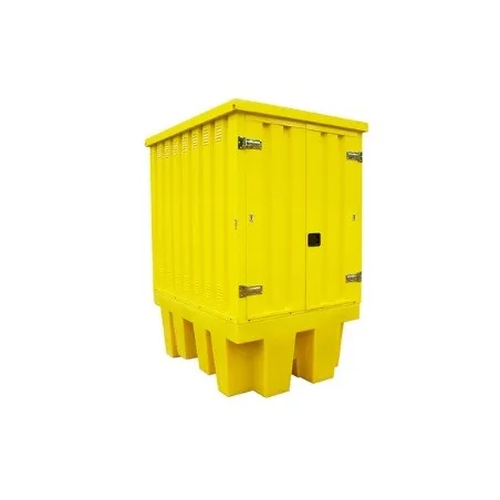 Stanowisko robocze pod 1 IBC 1840 x 1425 x 2405 mm, żółte