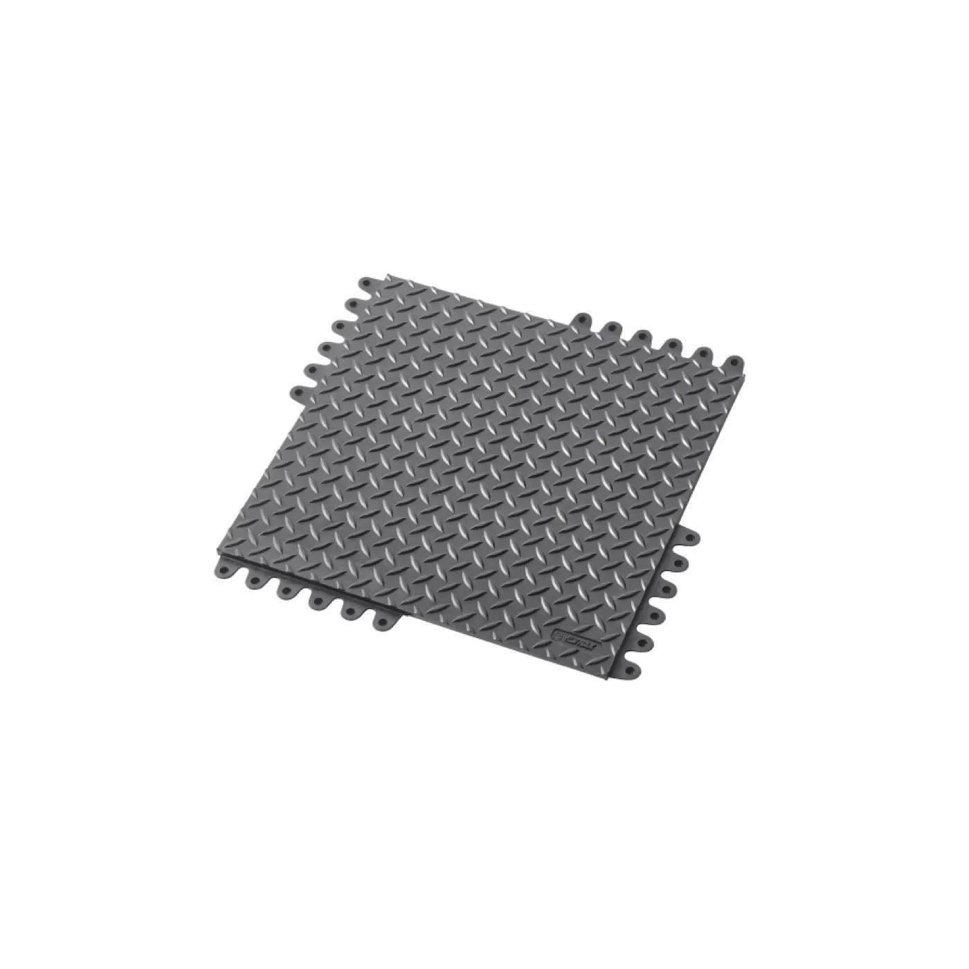 Mata modułowa, ergonomiczna, antypoślizgowa ESD, E74 FR, 45 x 45 cm, czarna