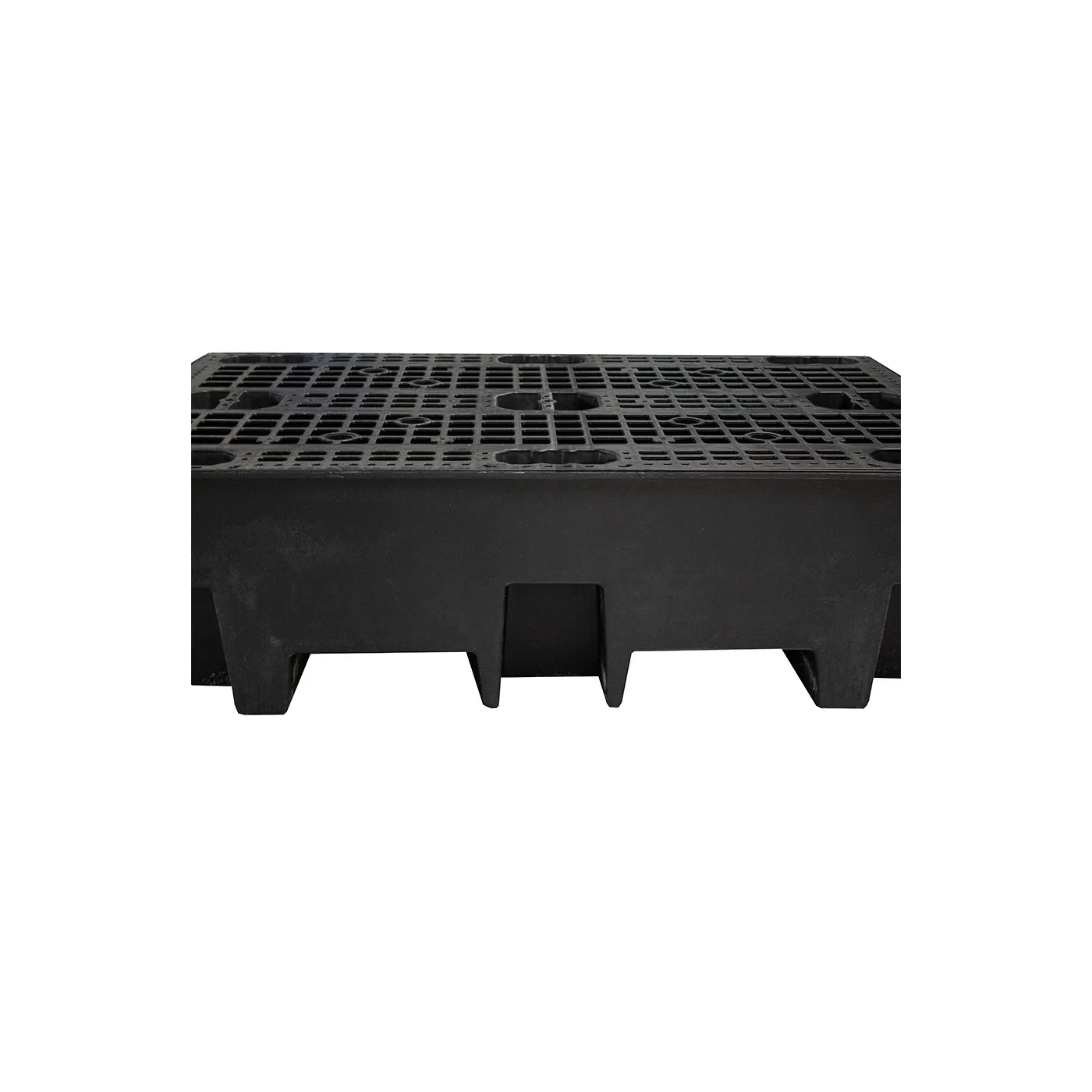 Wanna wychwytowa z kratownicą pod 2 beczki 1220 x 820 x 330 mm, czarna