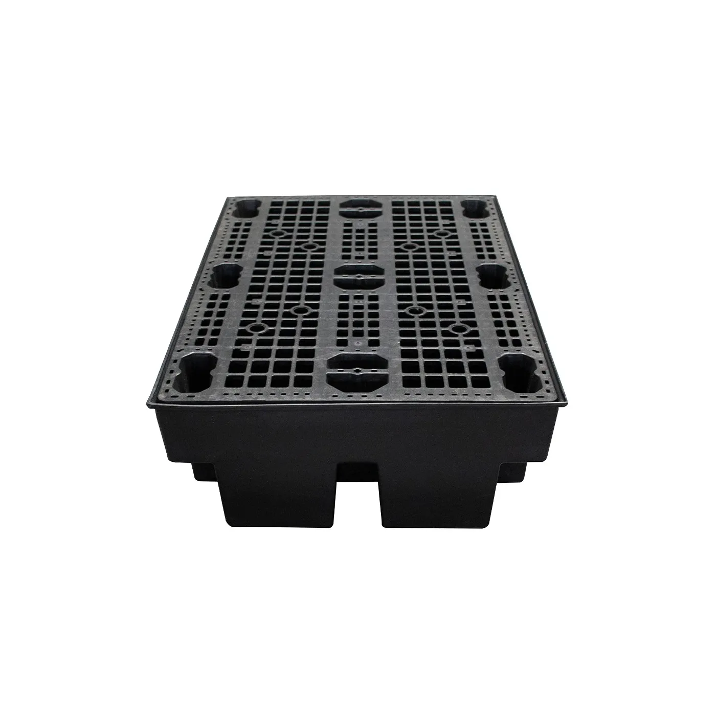 Wanna wychwytowa z kratownicą pod 2 beczki 1220 x 820 x 330 mm, czarna