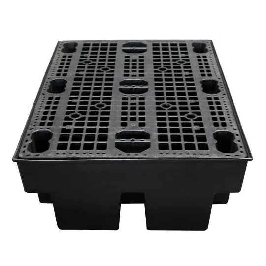 Wanna wychwytowa z kratownicą pod 2 beczki 1220 x 820 x 330 mm, czarna