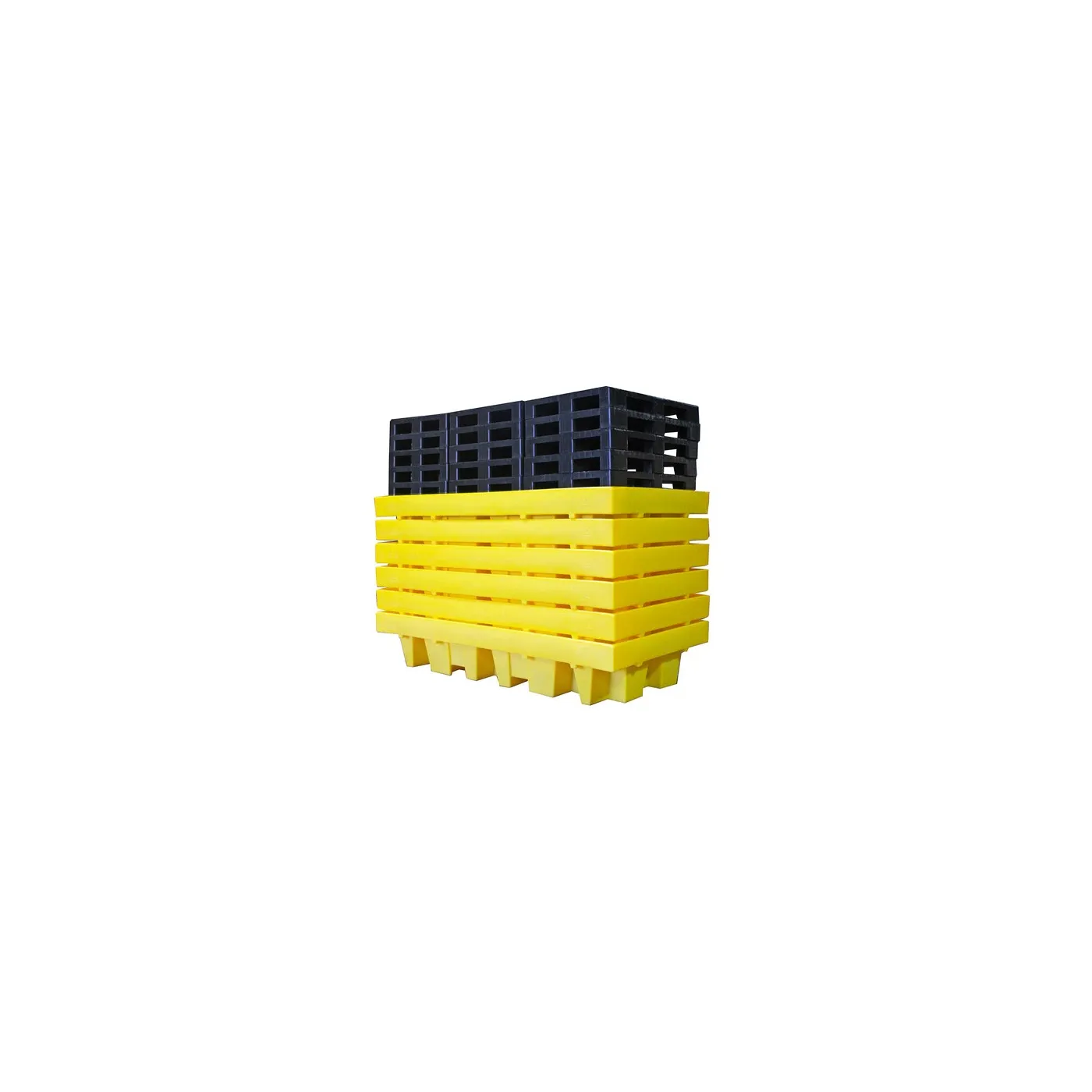 Wanna wychwytowa z kratownicą pod 2 IBC 2550 x 1350 x 565 mm, żółta