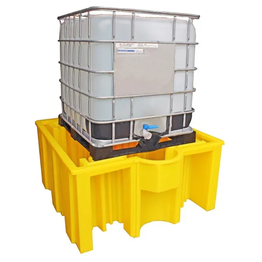 Wanna wychwytowa bez kratownicy pod 1 IBC 1765 x 1455 x 710 mm, żółta