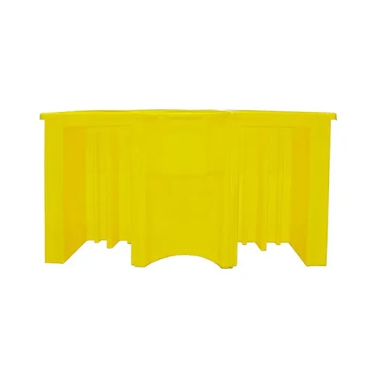 Wanna wychwytowa bez kratownicy pod 1 IBC 1765 x 1455 x 710 mm, żółta