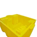 Wanna wychwytowa bez kratownicy pod 1 IBC 1765 x 1455 x 710 mm, żółta