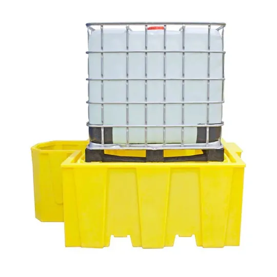 Wanna wychwytowa bez kratownicy pod 1 IBC 2065 x 1445 x 705 mm, żółta