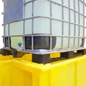 Wanna wychwytowa bez kratownicy pod 1 IBC 2065 x 1445 x 705 mm, żółta
