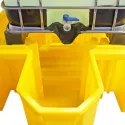 Wanna wychwytowa bez kratownicy pod 1 IBC 2065 x 1445 x 705 mm, żółta