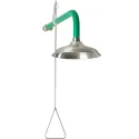 Natrysk awaryjny sufitowy - element ze stali nierdzewnej