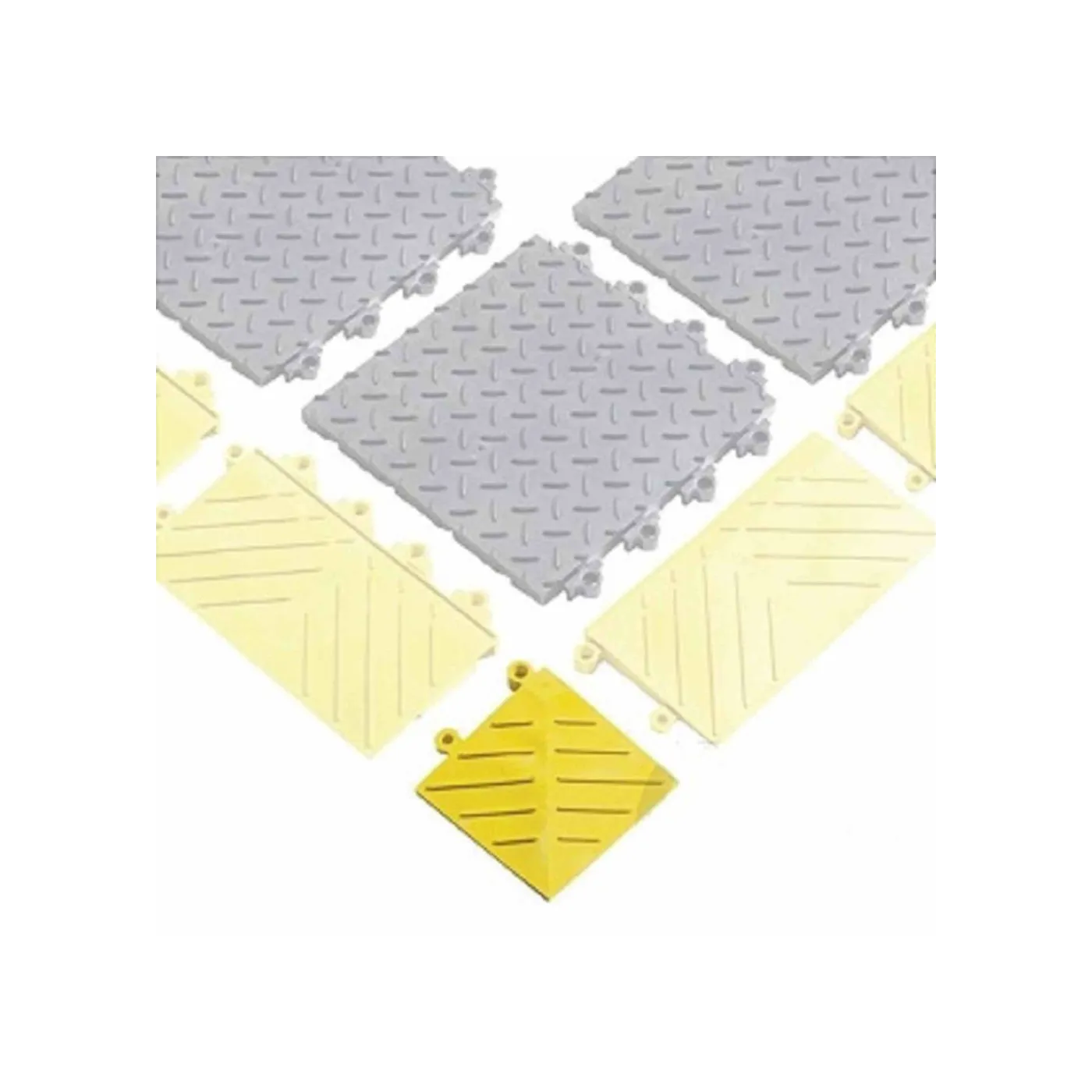 krawędź najazdowa do mat modułowych F20, 15,24 cm x 15,24 cm, YL