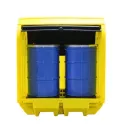 Stanowisko robocze z drzwiami suwnymi pod 2 beczki, 230 l