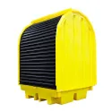 Stanowisko robocze z drzwiami suwnymi pod 4 beczki, 410 l
