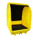 Stanowisko robocze z drzwiami suwnymi pod 4 beczki, 410 l