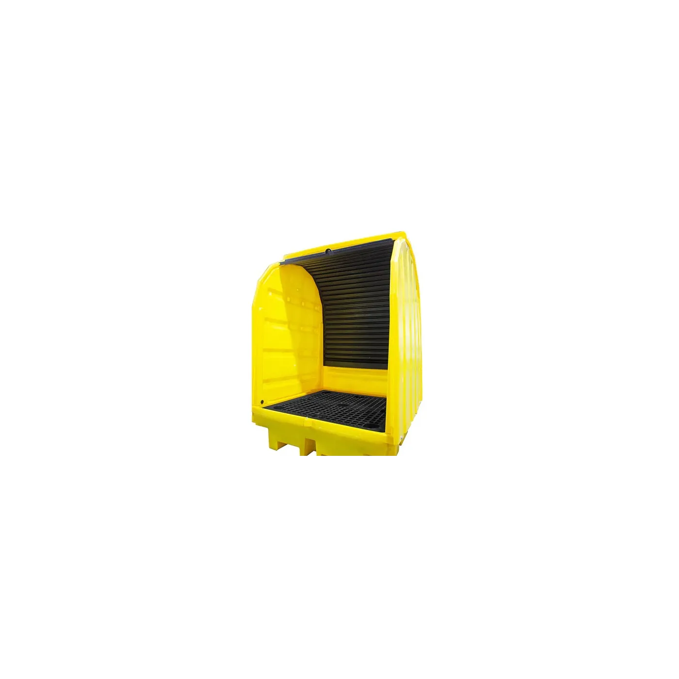 Stanowisko robocze z drzwiami suwnymi pod 4 beczki, 410 l