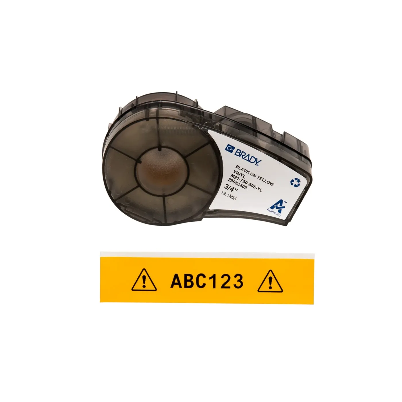 Etykiety z winylu M21-750-595-YL