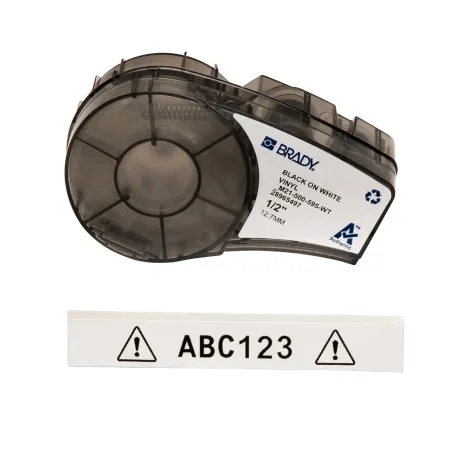 Taśma winylowa do BMP21-PLUS, BMP21-LAB i BMP21 M21-375-595-WT