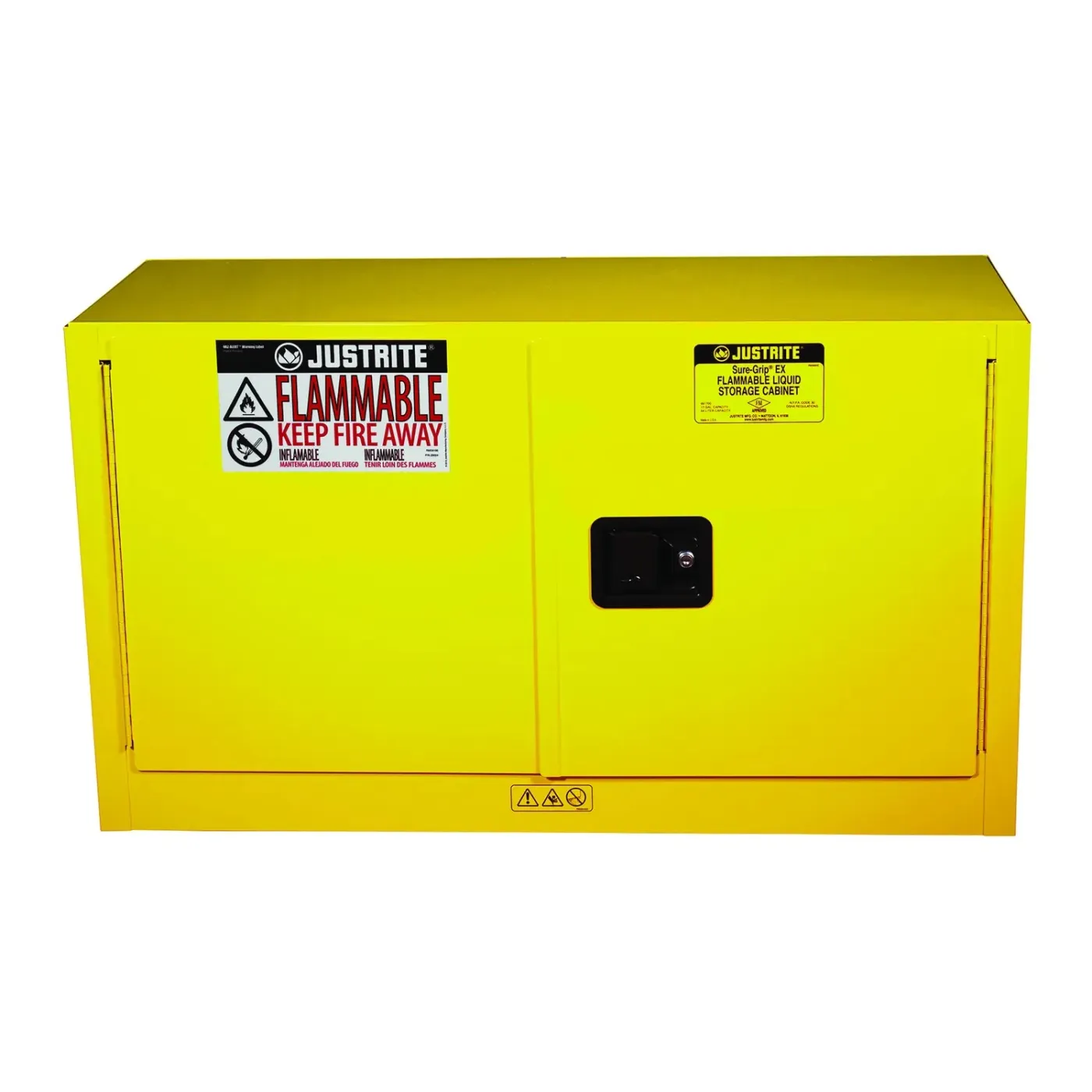 Szafa zabezpieczająca 45 l dwudrzwiowa 457 x 1092 x 457 mm