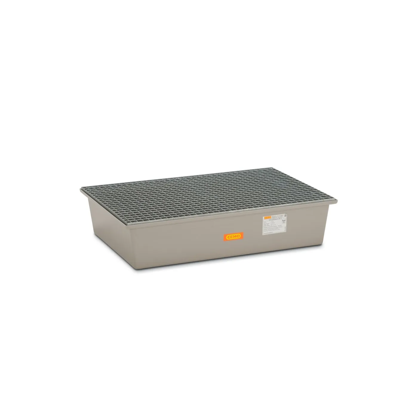 Wanna wychwytowa z kratownicą ocynkowaną pod 2 beczki GRP 220l,1280 x 850 x 290  mm