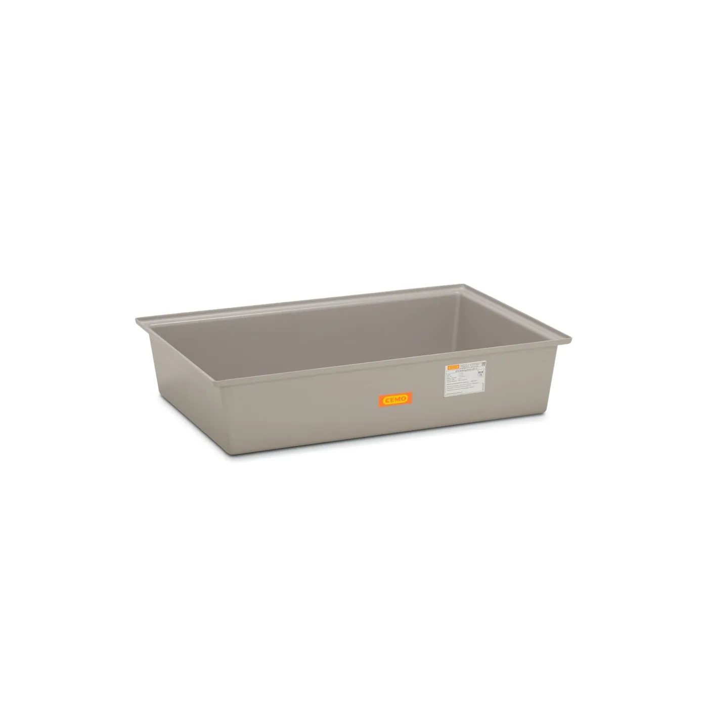 Wanna wychwytowa bez kratownicy pod 2 beczki GRP 220l, 1280 x 850 x 270 mm