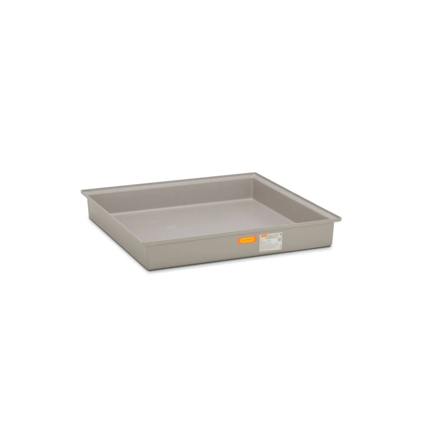 Wanna wychwytowa bez kratownicy pod 4 beczki GRP 220l, 1280 x 1280 x 180 mm