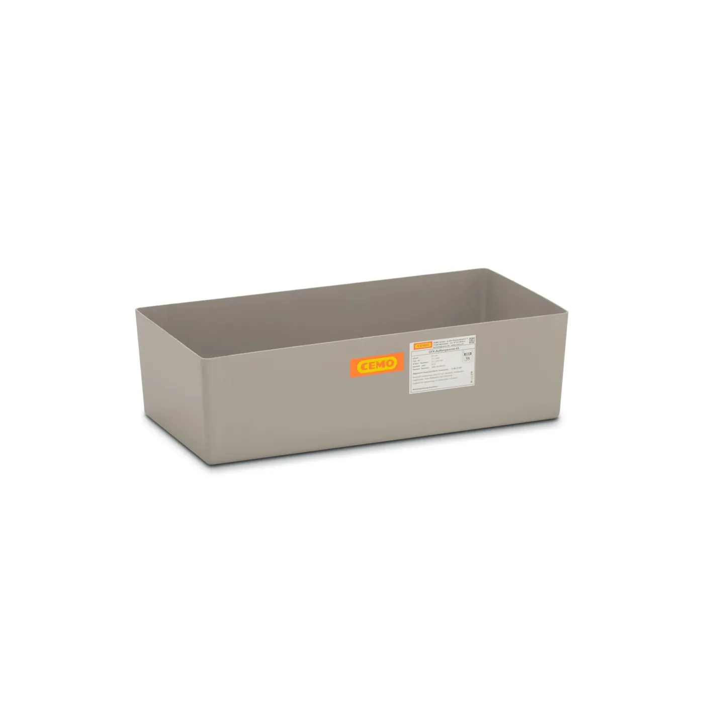Wanna wychwytowa bez kratownicy GRP 65l, 820 x 410 x 230 mm