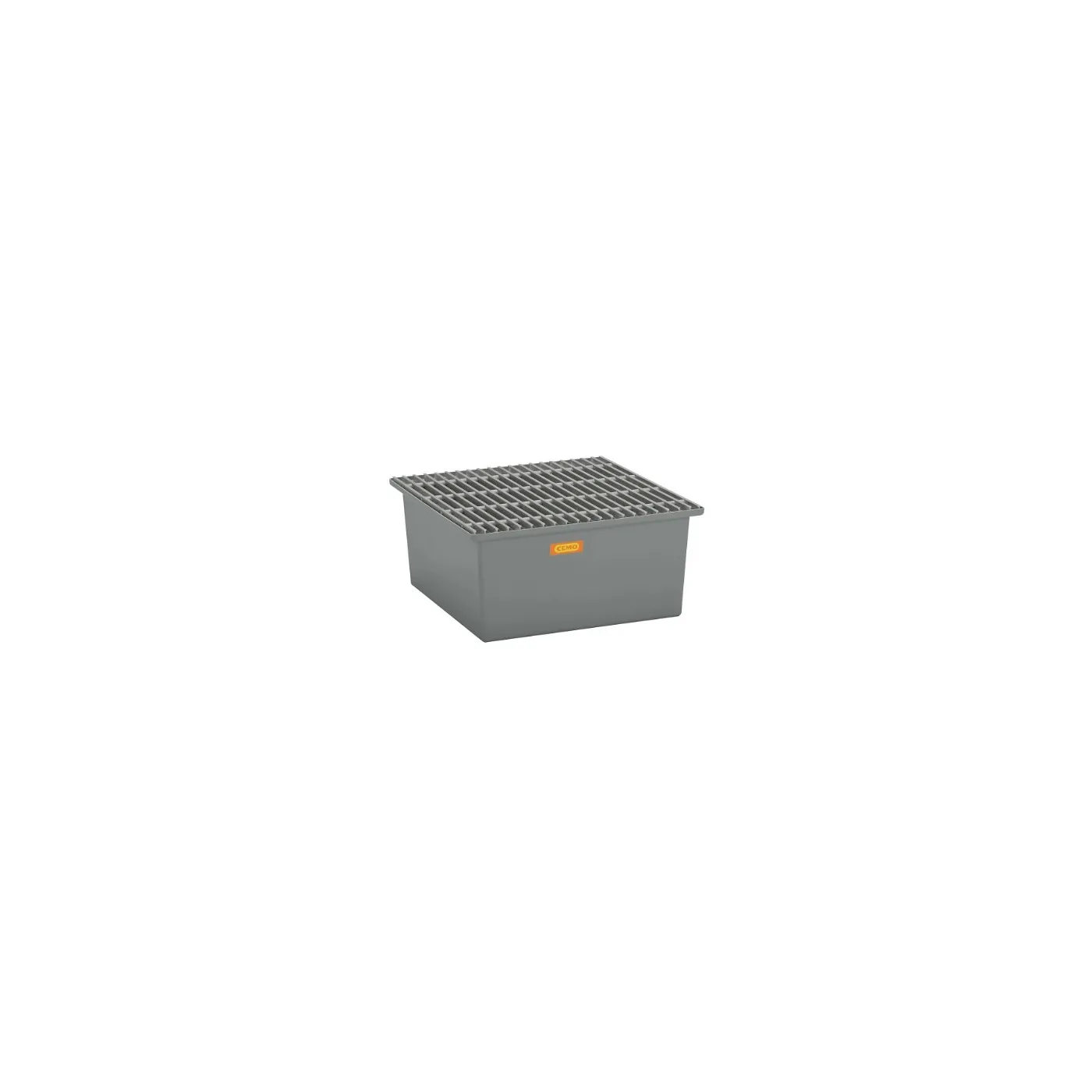 Wanna wychwytowa z kratownicą ocynkowaną pod 2 beczki GRP 210l, 850 x 850 x 400 mm