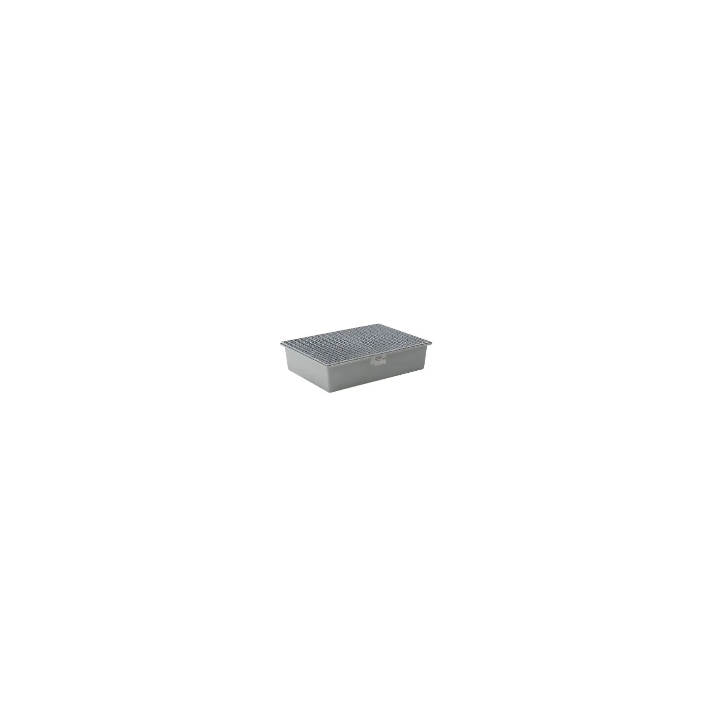 Wanna wychwytowa z kratownicą ocynkowaną pod 2 beczki GRP 220l, 1280 x 850 x 290 mm