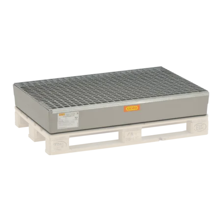 Wanna wychwytowa z kratownicą ocynkowaną GRP 150l,1280 x 850 x 190  mm